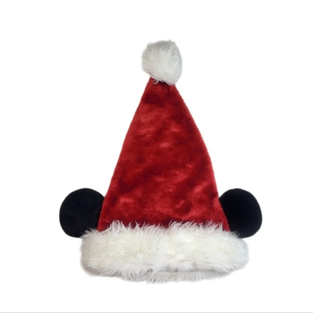 Disney Resort Adjustable Mickey Mouse Santa Hat